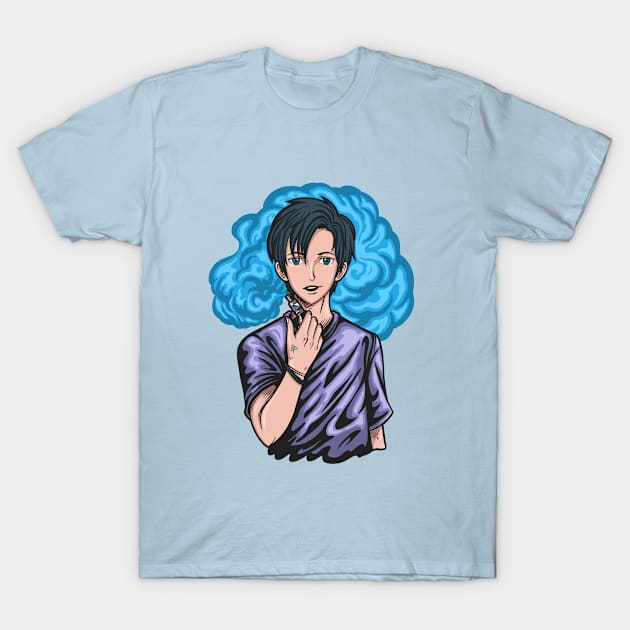 Blue Vapes T-Shirt by Yorozuya